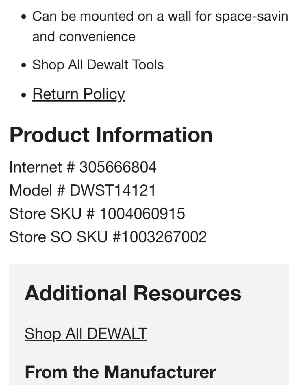 Dewalt 12-Compartment Parts Organizer Flip Stackable Bin